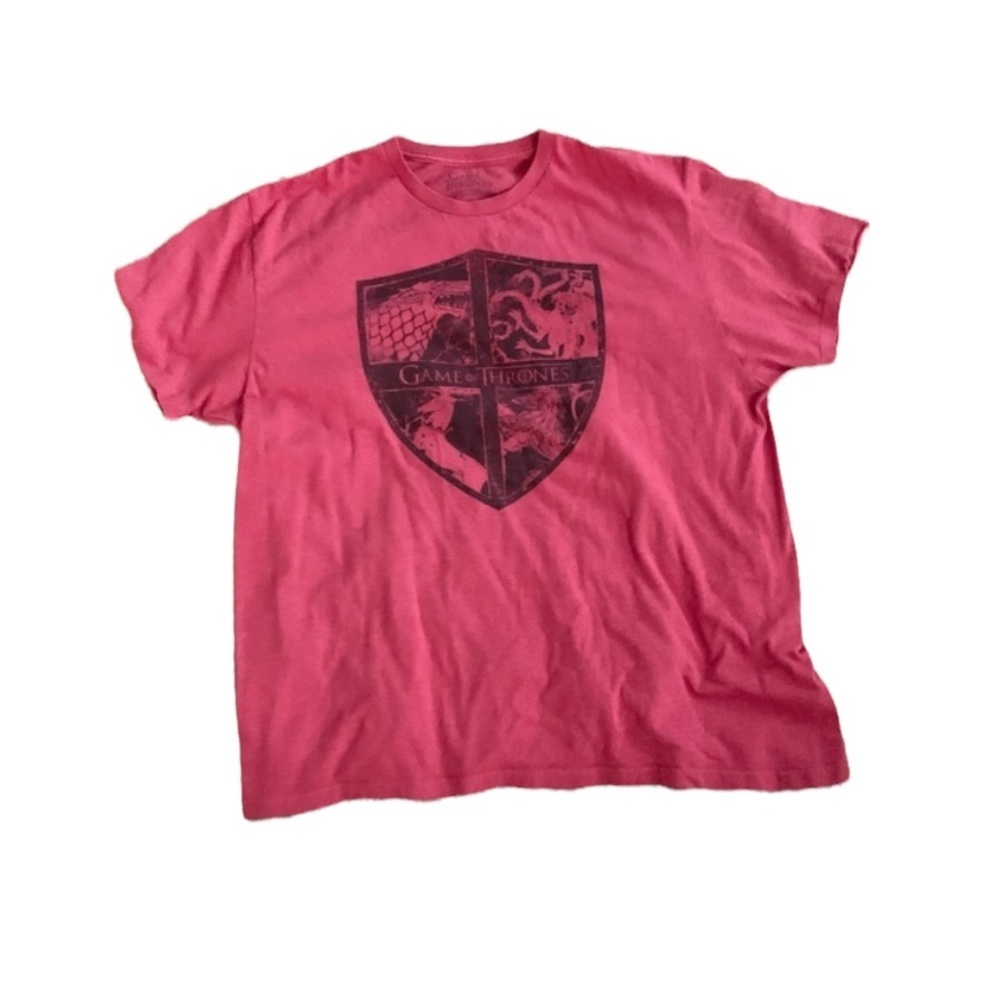 Game of Thrones | Red Tee XL HBO Dragons Red Black Mother of Dragons